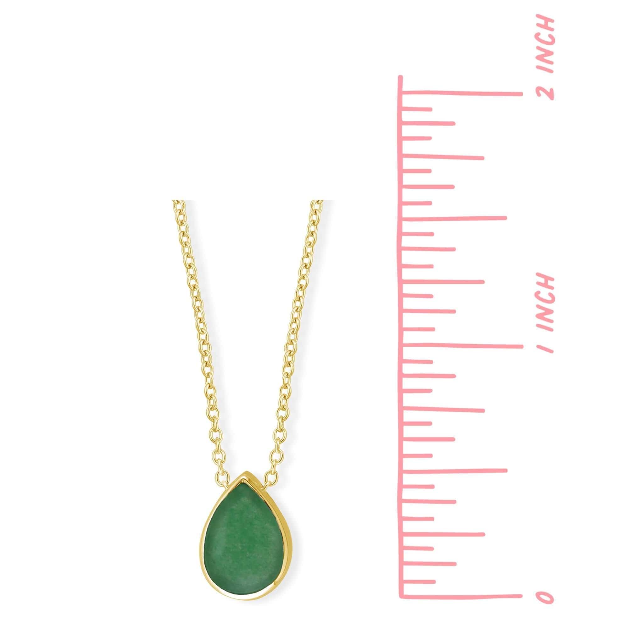 Boma Jewelry Necklaces Lapis Lazuli / Sterling Silver Treasured Teardrop Pendant Necklace