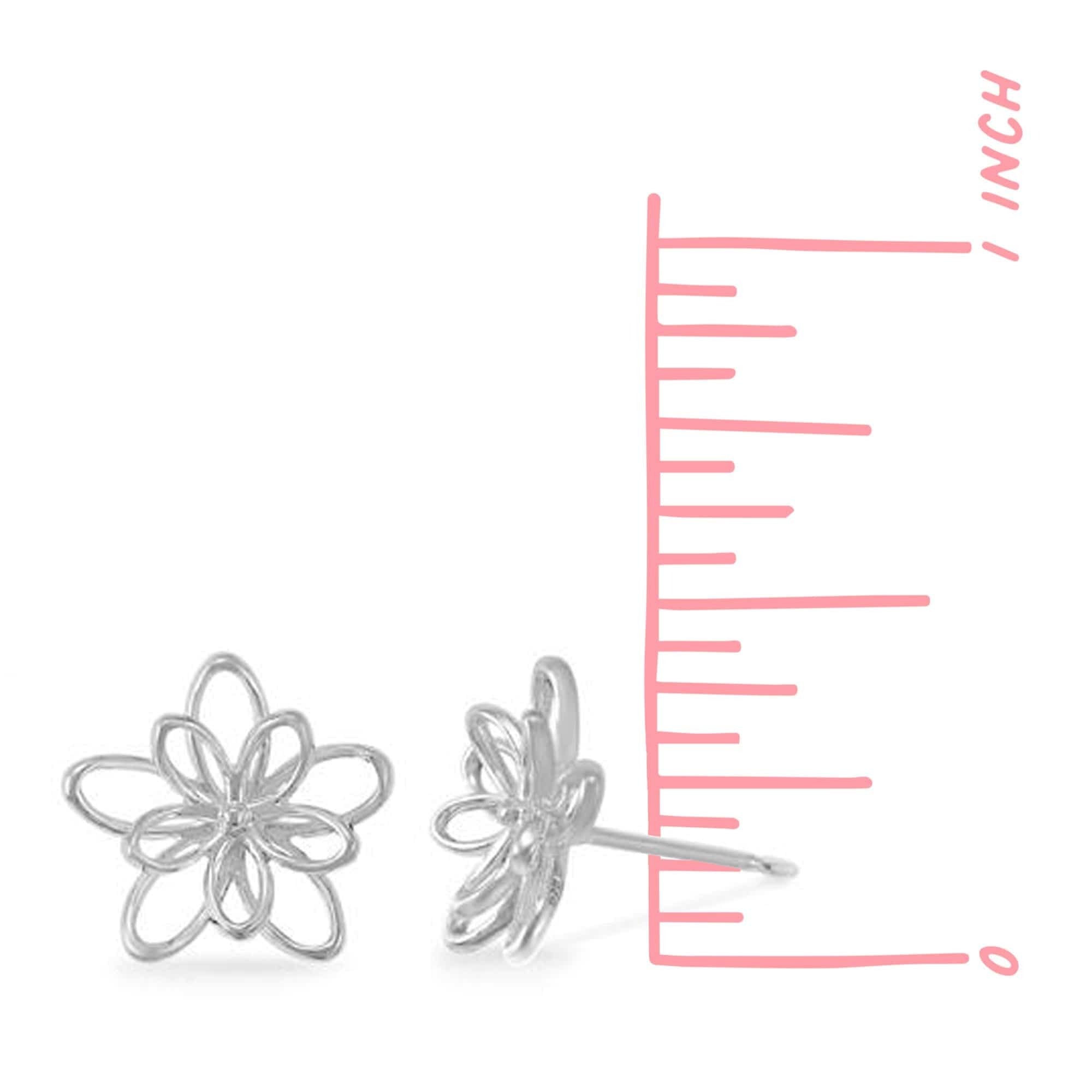 Boma Jewelry Earrings Woven Flower Stud Earrings