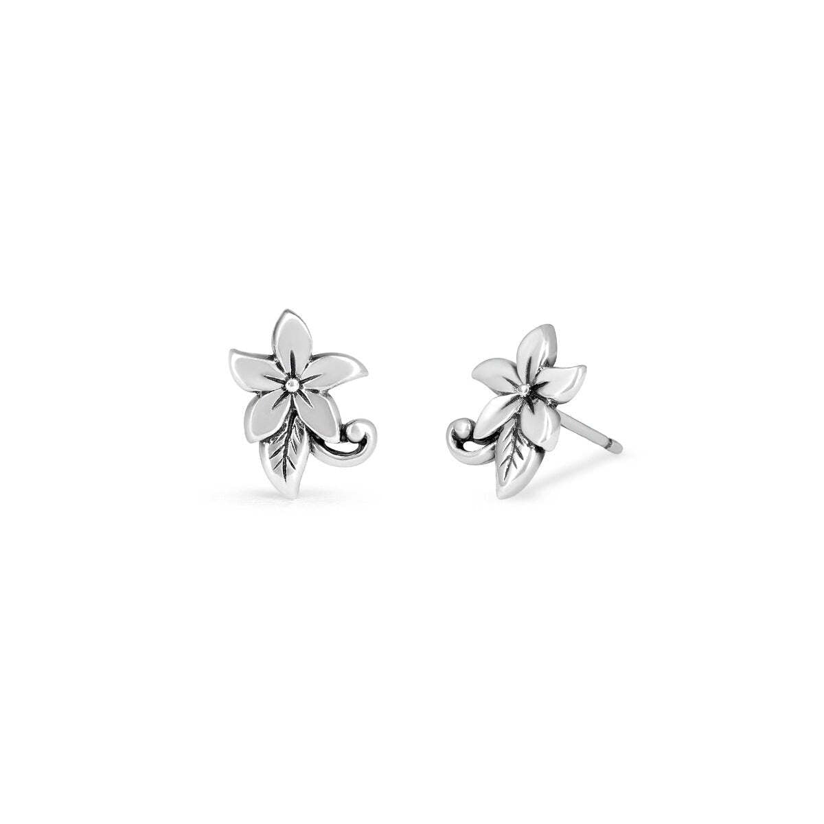 Boma Jewelry Plumeria Flower Studs