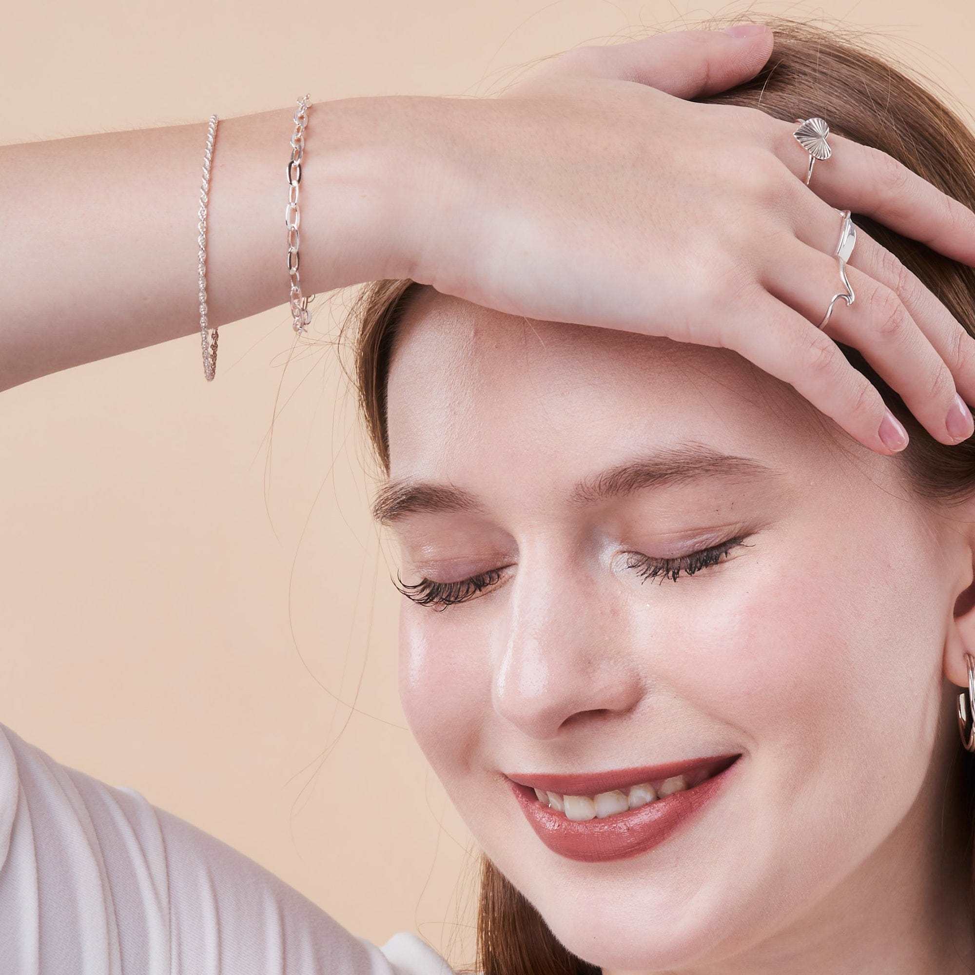 Boma Jewelry Bracelets Hammered Max Chain Bracelet