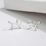 Boma Jewelry Earrings Cat Stud Earrings