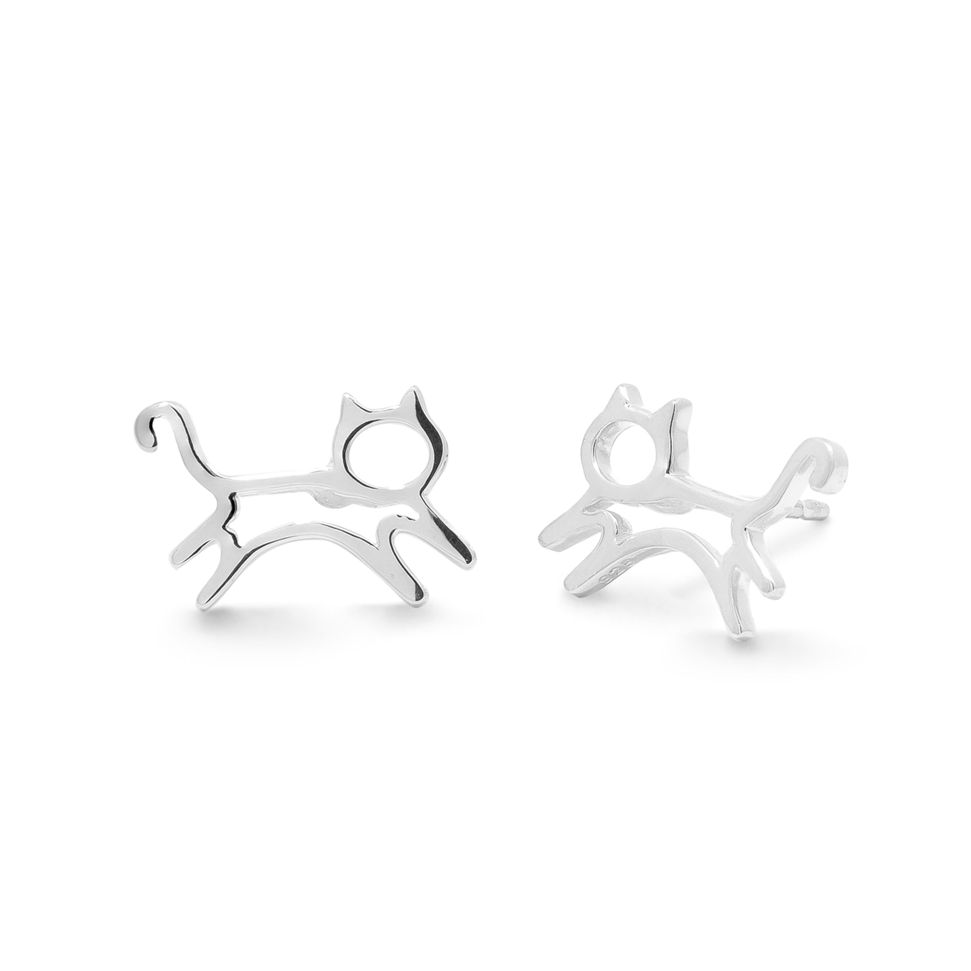 Boma Jewelry Earrings Cat Stud Earrings