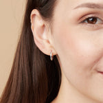 Boma Jewelry Wild Textured Organic Huggie Hoops
