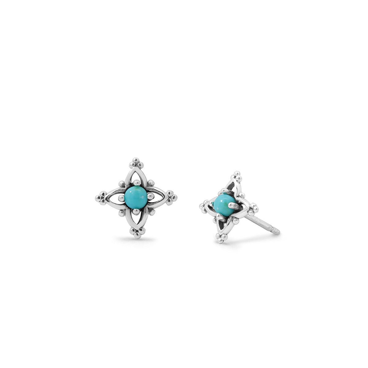 Boma Jewelry Earrings Bohemian Stud Earrings with Stone