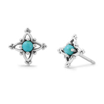 Boma Jewelry Earrings Bohemian Stud Earrings with Stone