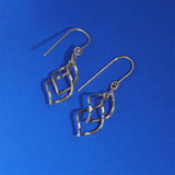 Boma Jewelry Earrings Spiral Ribbon Dangle Earrings