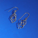 Boma Jewelry Earrings Spiral Ribbon Dangle Earrings