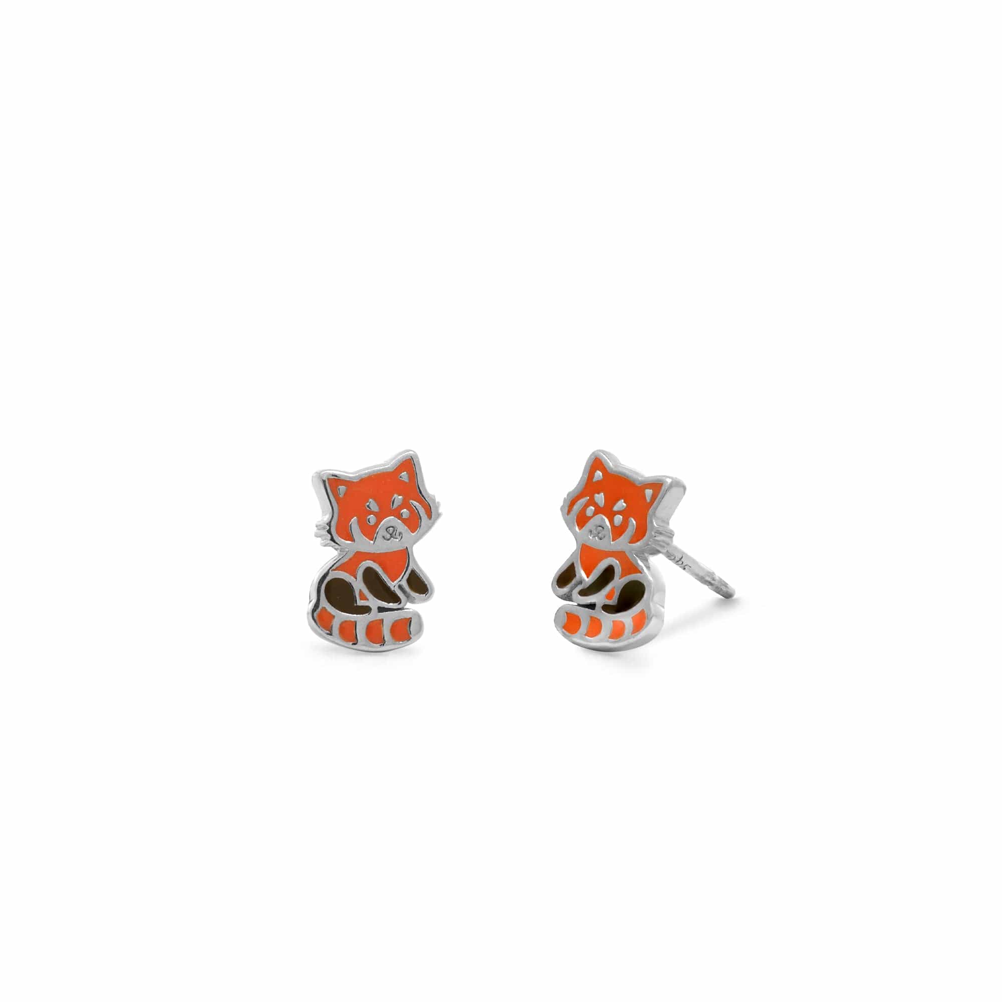 Boma Jewelry Earrings Red Panda Stud Earrings