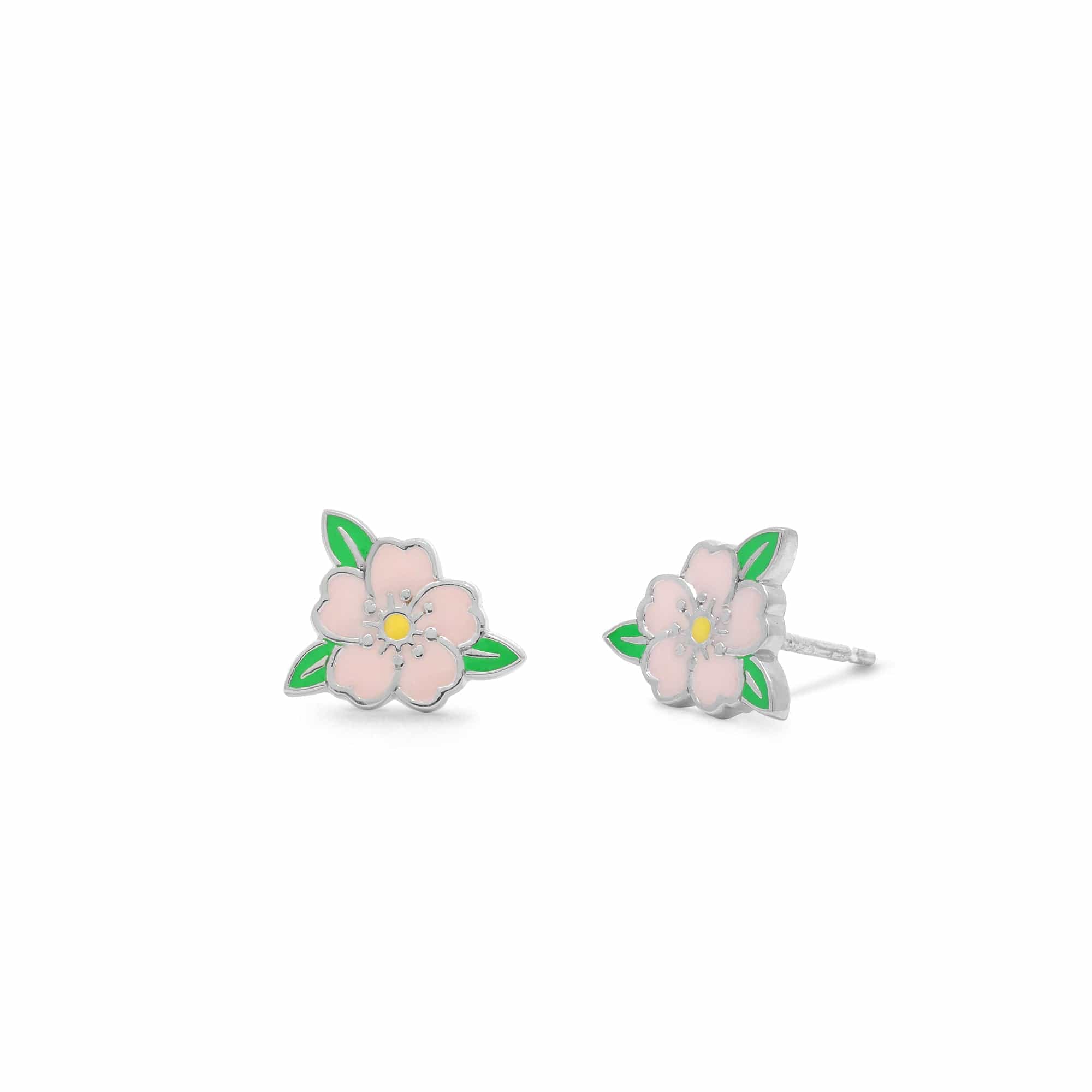 Boma Jewelry Earrings Hibiscus Flower Stud Earrings