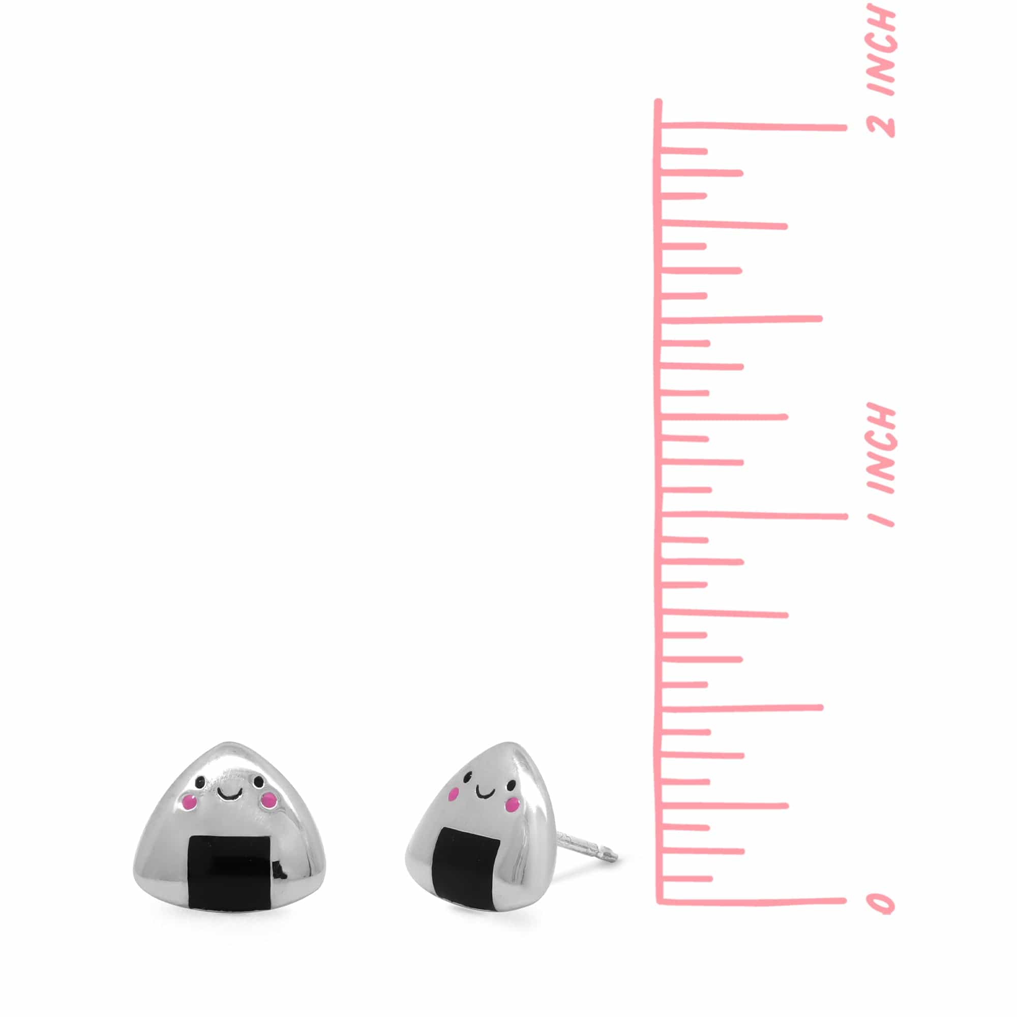 Boma Jewelry Earrings Onigiri Sushi Stud Earrings