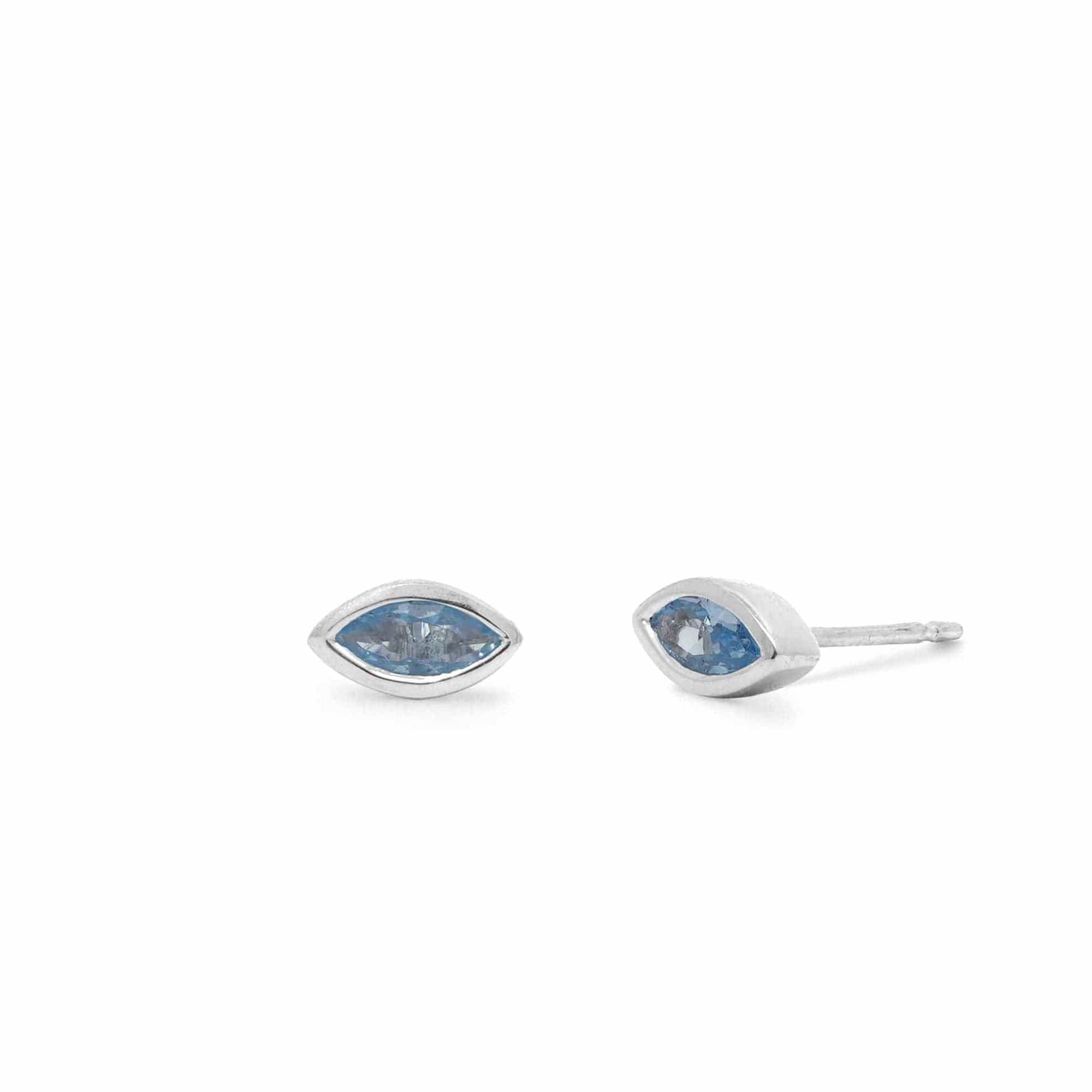 Clare Evil Eye Studs with Stone