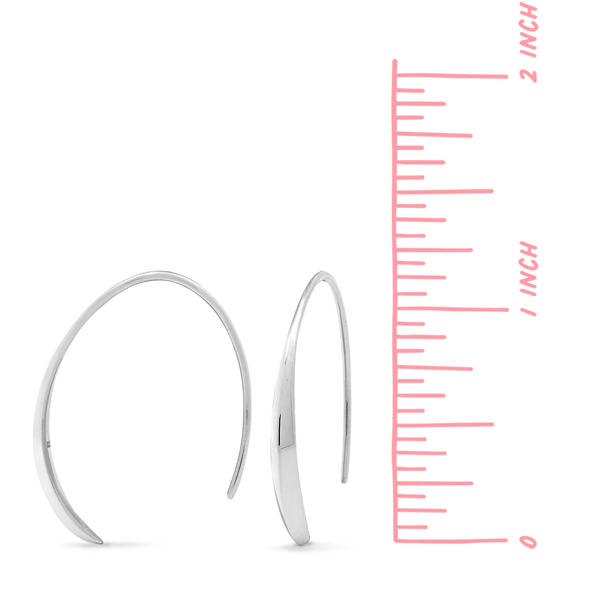 Boma Jewelry Organic Pull Through Hoops
