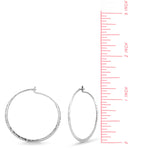 Boma Jewelry Organic Texture Circle Wire Hoops