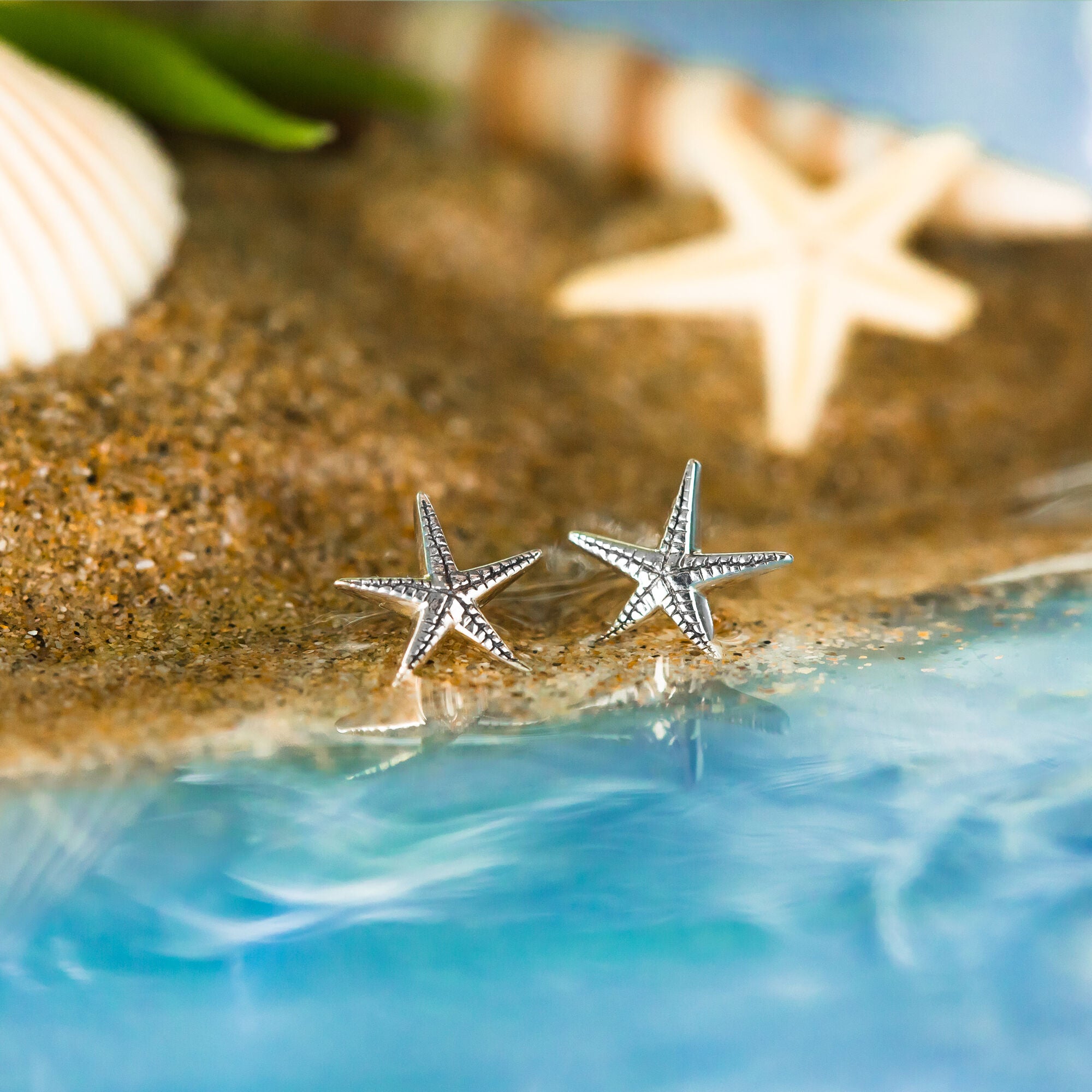 Boma Jewelry Starfish Stud Earrings