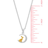 Boma Jewelry Rabbit and Moon Necklace