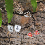 Boma Jewelry Lightning Cloud Studs