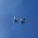 Boma Jewelry Clare Mini Dot Studs with Stone