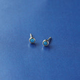 Boma Jewelry Clare Mini Dot Studs with Stone
