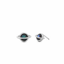 Boma Jewelry Saturn Stud Earrings with Stone