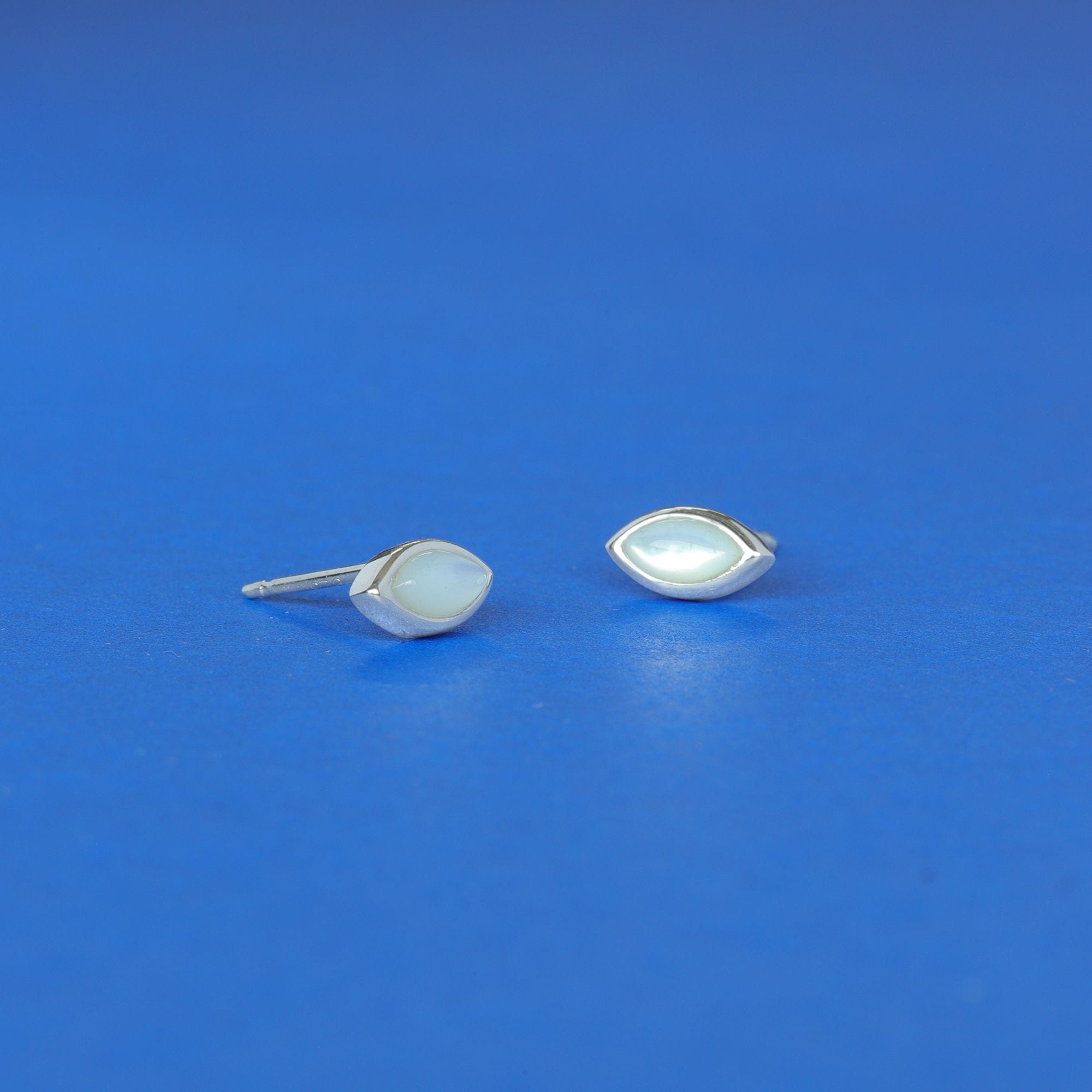 Boma Jewelry Evil Eye Stud Earrings with Stone
