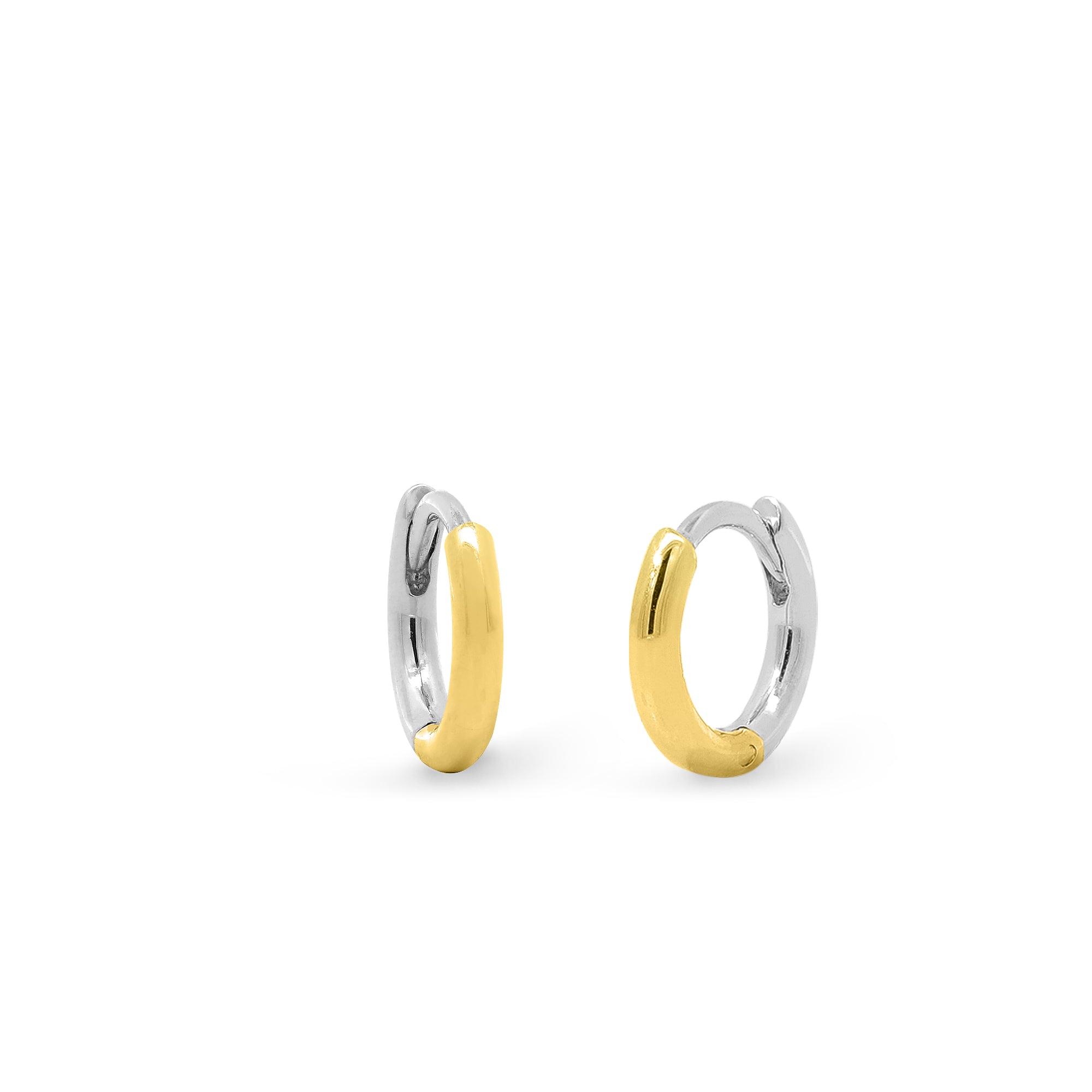 Boma Jewelry Two-Tone Huggie Hoops