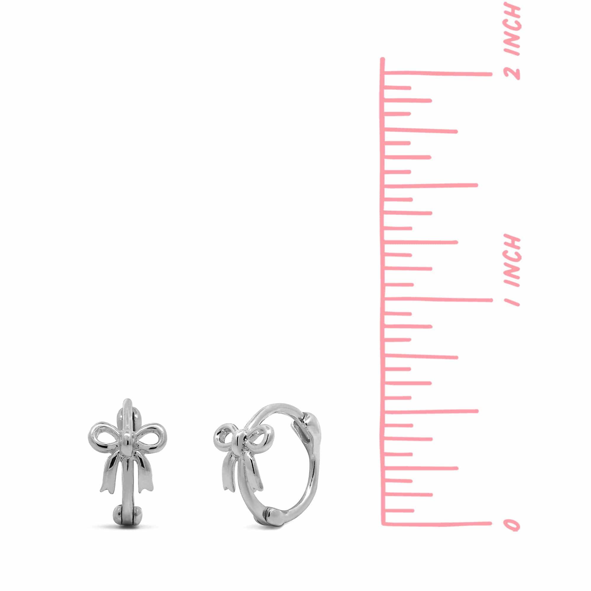 Musical Note Hoop Sterling Silver Music Earrings Boma Sterling Silver Music Note & Treble ...