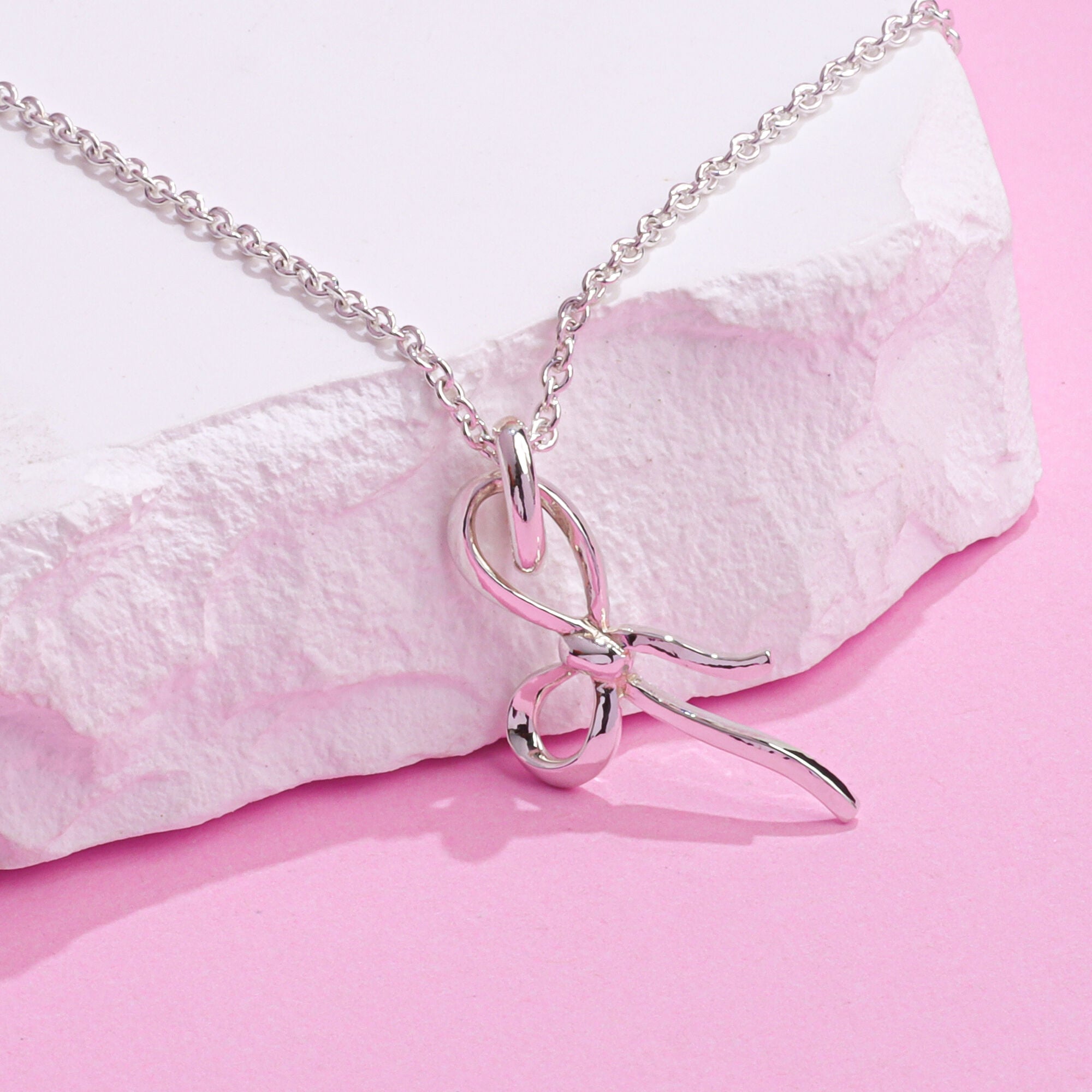 Boma Jewelry Bow Tie Ribbon Necklace