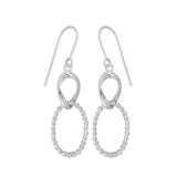 Boma Jewelry Wild Textured Organic Drop Earrings