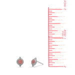 Boma Jewelry Bohemian Bliss Rhodochrosite Stud Earrings