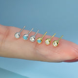 Boma Jewelry Clare Mini Studs with Stone