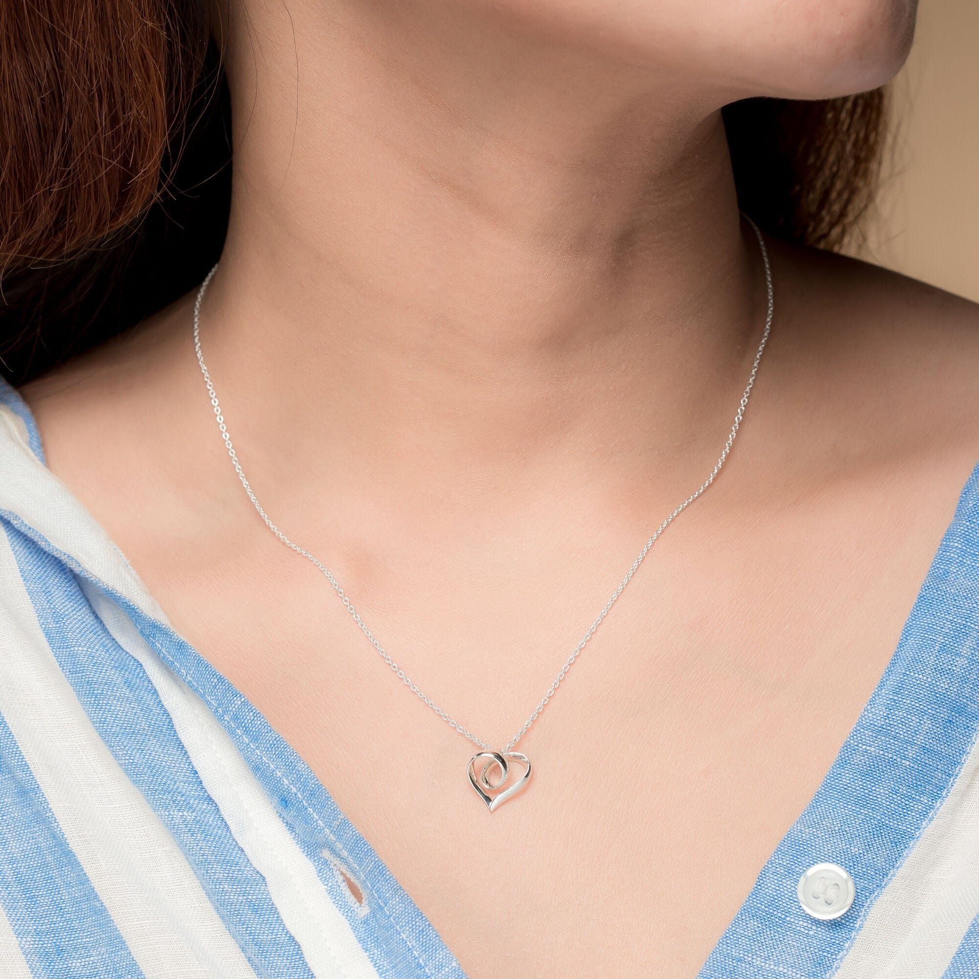 Rose Gold Heart Dangle Charm, Charm For Bracelets, 925 Sterling Silver Charms Fits Original Pandora Charms Bracelet, Women Jewelry, Gifts