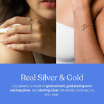 Boma Jewelry Clare Clover Studs with Stone
