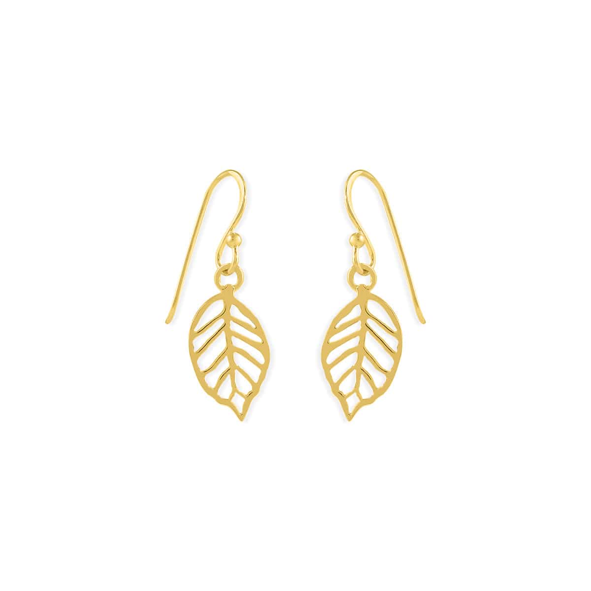 Boma Jewelry Leaf Dangle Earrings