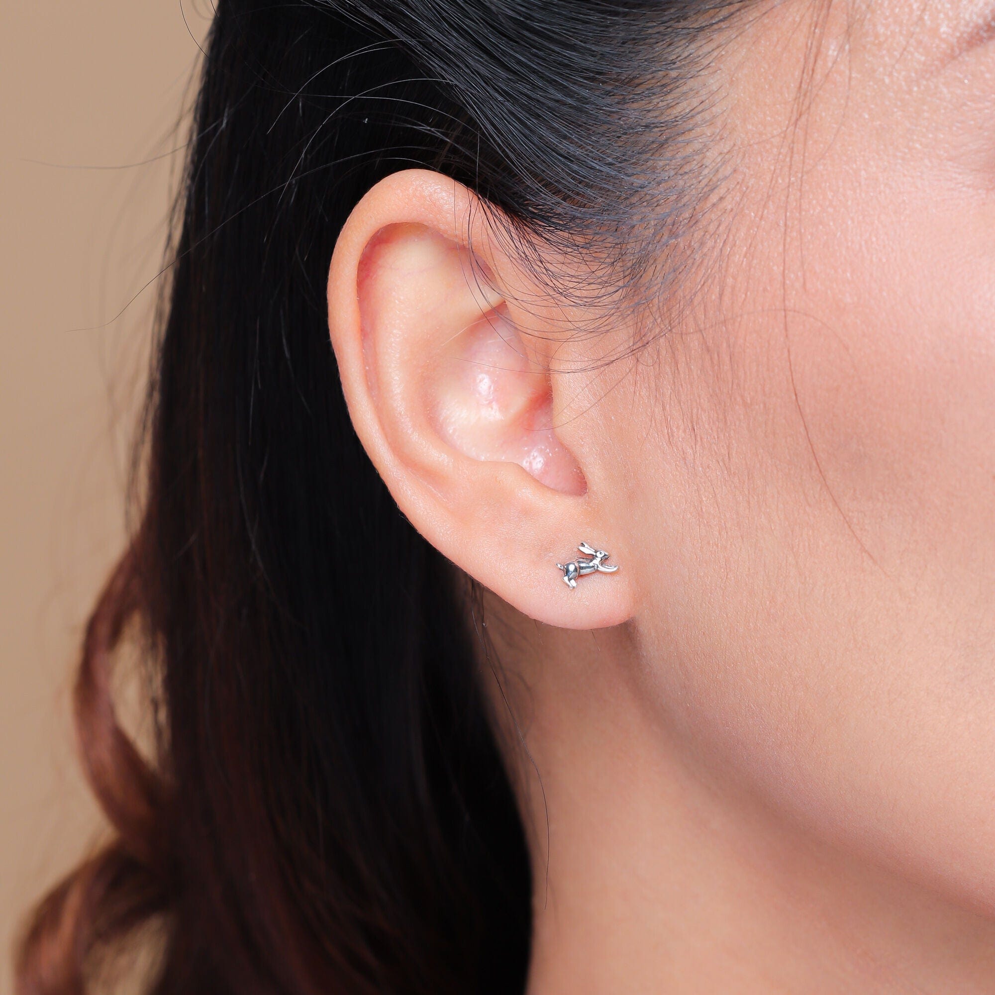 Boma Jewelry Hopping Bunny Studs