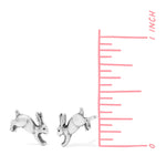 Boma Jewelry Hopping Bunny Studs