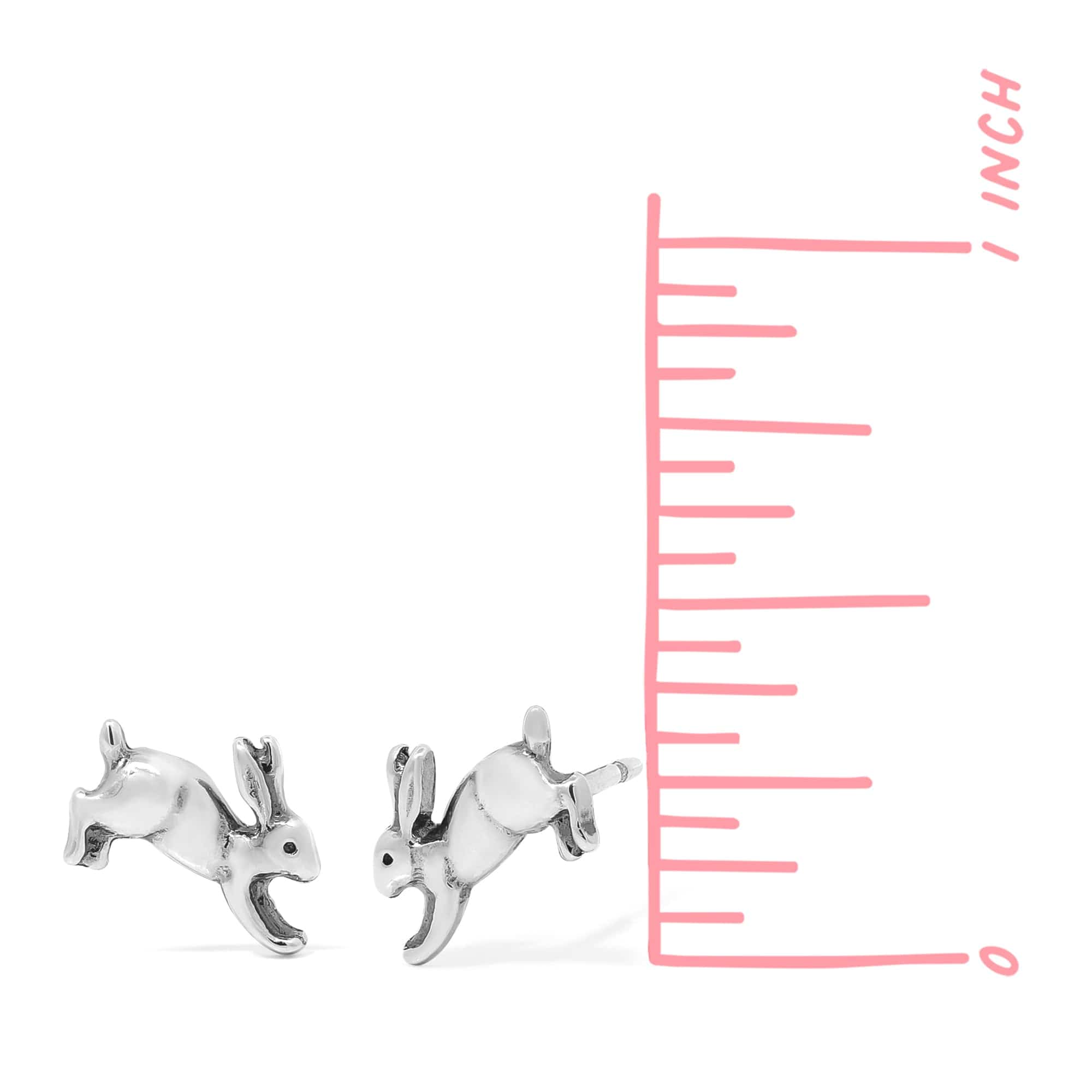 Boma Jewelry Hopping Bunny Studs