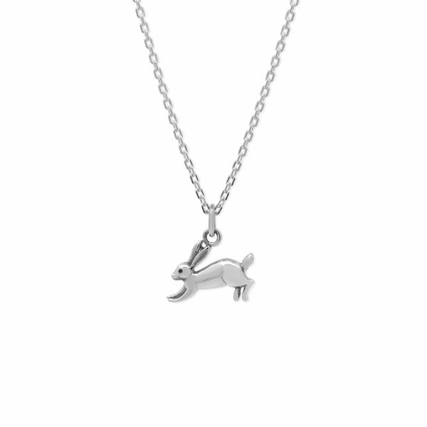 Hopping Bunny Necklace | Sterling Silver | Boma Jewelry | B Corp