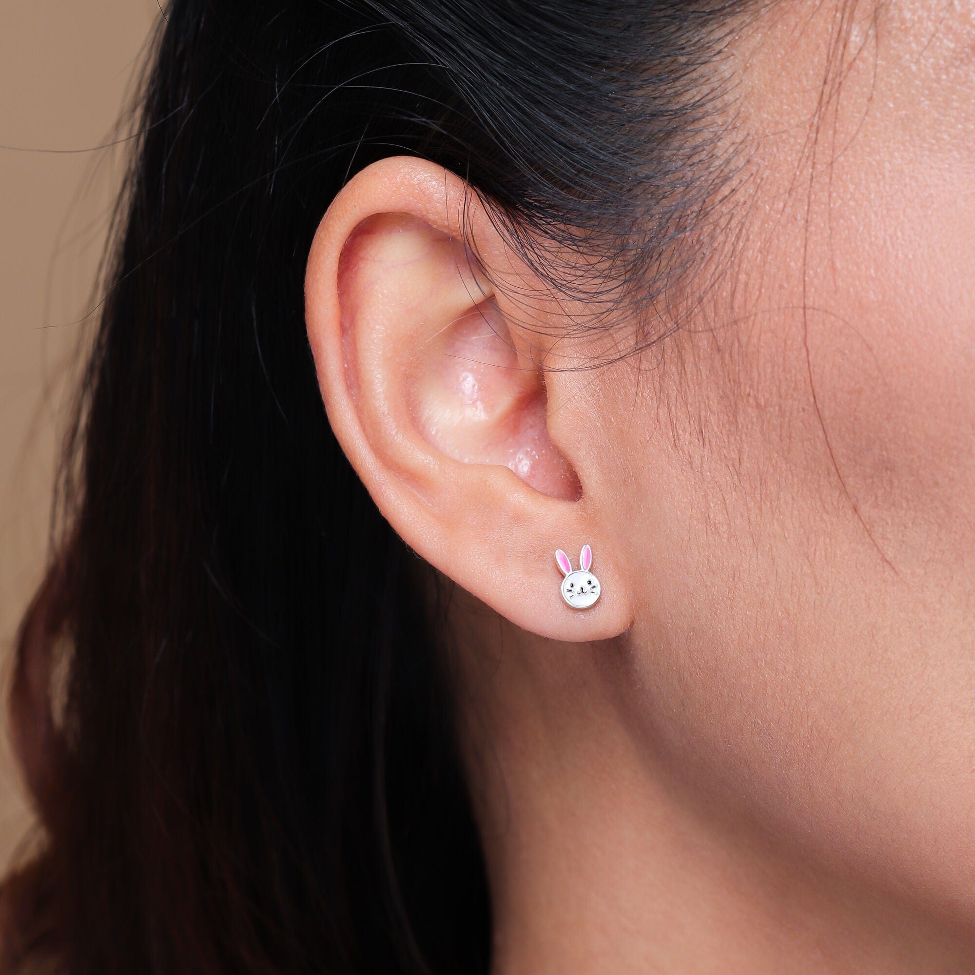 Boma Jewelry Bunny & Carrot Earring Studs