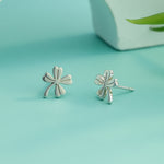 Boma Jewelry Dainty Lucky Four-Leaf Clover Studs