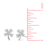 Boma Jewelry Dainty Lucky Four-Leaf Clover Studs