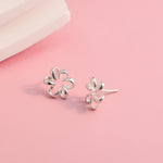 Boma Jewelry Floral Curly Earring Studs