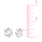 Boma Jewelry Floral Curly Earring Studs