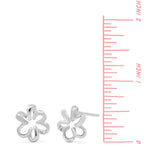 Boma Jewelry Floral Curly Earring Studs