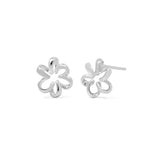 Boma Jewelry Floral Curly Earring Studs
