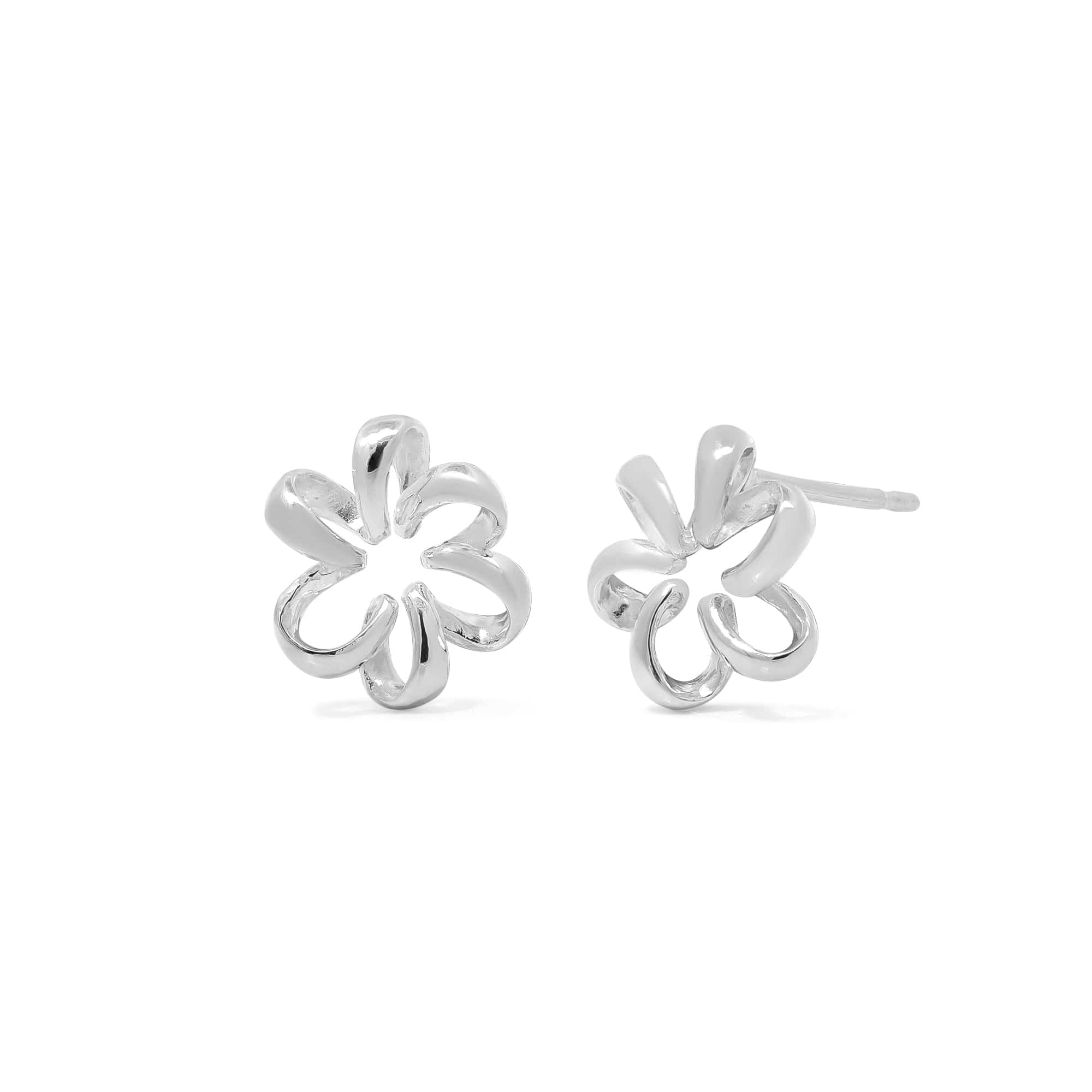 Boma Jewelry Floral Curly Earring Studs