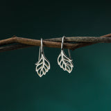 Boma Jewelry Leaf Shaped Outline Earrings