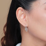 Boma Jewelry Leaf Shaped Outline Earrings