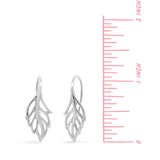 Boma Jewelry Leaf Shaped Outline Earrings