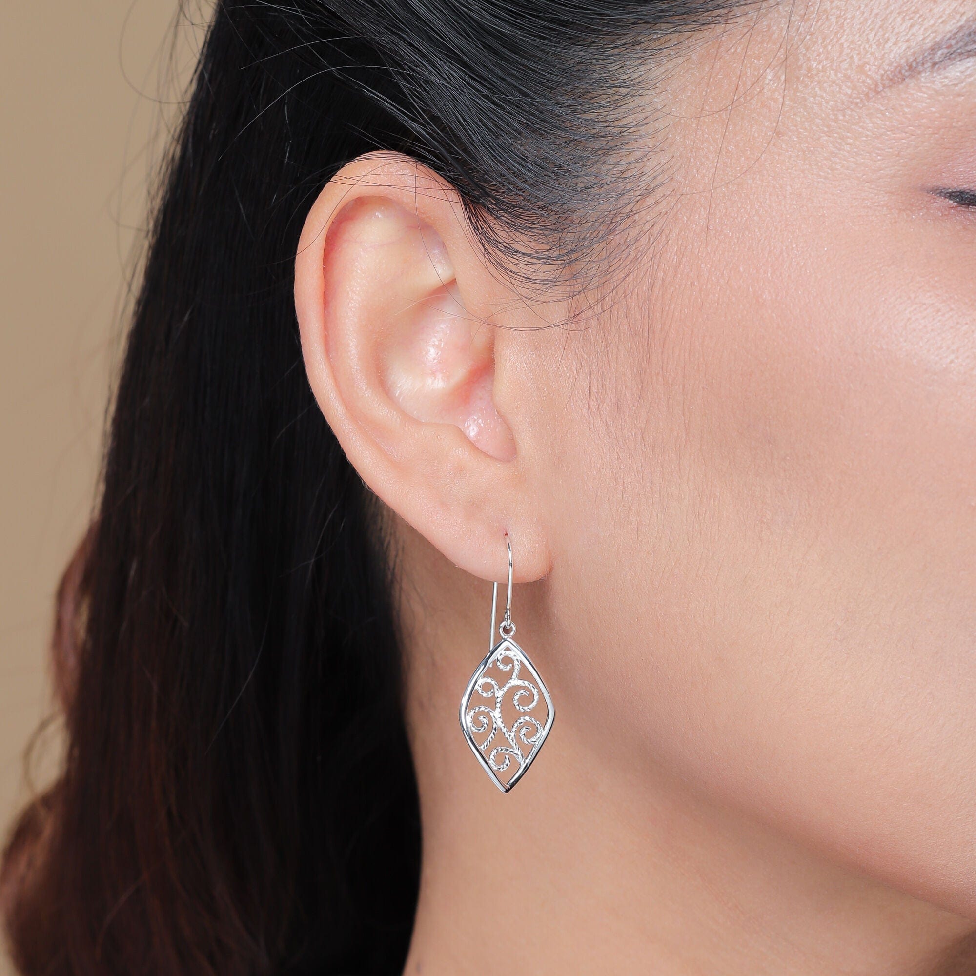 Boma Jewelry Whimsical Swirl Earrings