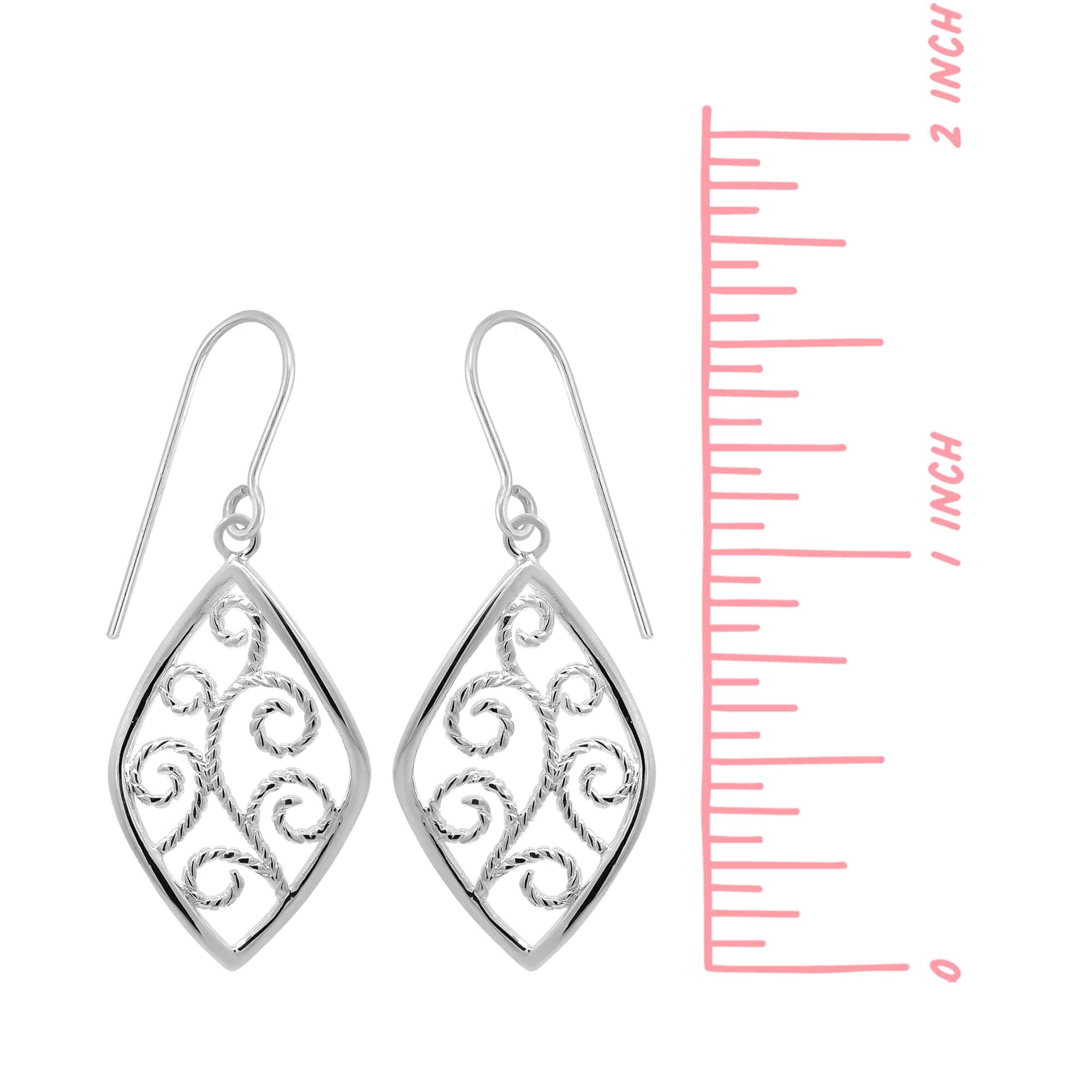 Boma Jewelry Whimsical Swirl Earrings